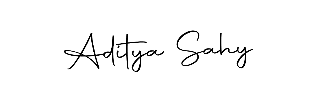 How to make Aditya Sahy name signature. Use Autography-DOLnW style for creating short signs online. This is the latest handwritten sign. Aditya Sahy signature style 10 images and pictures png