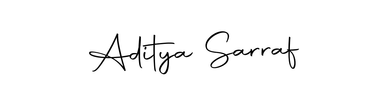 How to make Aditya Sarraf name signature. Use Autography-DOLnW style for creating short signs online. This is the latest handwritten sign. Aditya Sarraf signature style 10 images and pictures png