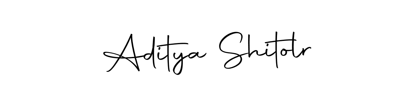 Make a beautiful signature design for name Aditya Shitolr. With this signature (Autography-DOLnW) style, you can create a handwritten signature for free. Aditya Shitolr signature style 10 images and pictures png