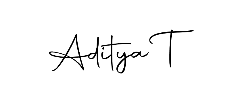 You can use this online signature creator to create a handwritten signature for the name Aditya T. This is the best online autograph maker. Aditya T signature style 10 images and pictures png
