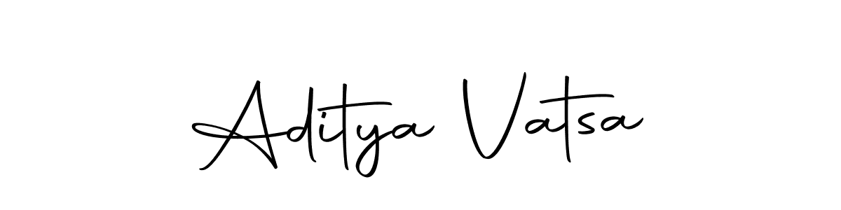 Make a beautiful signature design for name Aditya Vatsa. With this signature (Autography-DOLnW) style, you can create a handwritten signature for free. Aditya Vatsa signature style 10 images and pictures png