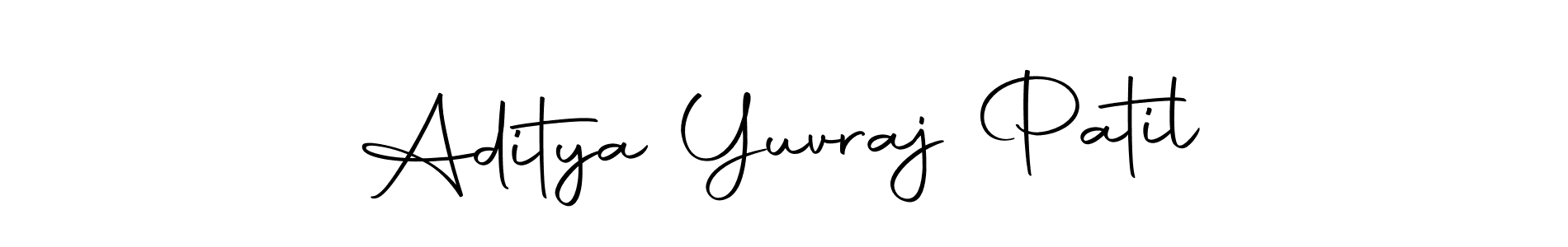 Create a beautiful signature design for name Aditya Yuvraj Patil. With this signature (Autography-DOLnW) fonts, you can make a handwritten signature for free. Aditya Yuvraj Patil signature style 10 images and pictures png