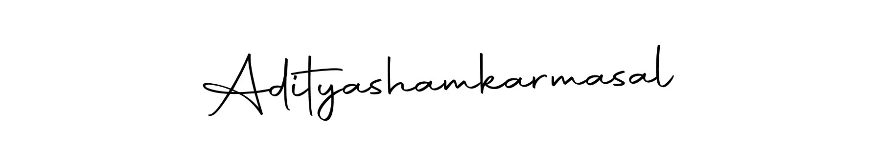 Use a signature maker to create a handwritten signature online. With this signature software, you can design (Autography-DOLnW) your own signature for name Adityashamkarmasal. Adityashamkarmasal signature style 10 images and pictures png