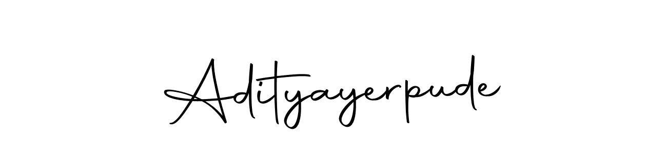 You should practise on your own different ways (Autography-DOLnW) to write your name (Adityayerpude) in signature. don't let someone else do it for you. Adityayerpude signature style 10 images and pictures png