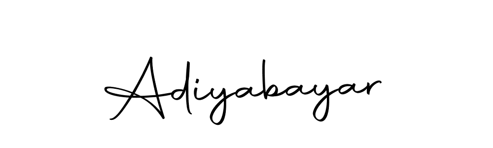 Design your own signature with our free online signature maker. With this signature software, you can create a handwritten (Autography-DOLnW) signature for name Adiyabayar. Adiyabayar signature style 10 images and pictures png
