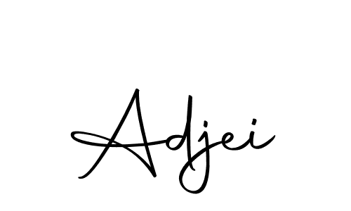 Make a beautiful signature design for name Adjei. With this signature (Autography-DOLnW) style, you can create a handwritten signature for free. Adjei signature style 10 images and pictures png