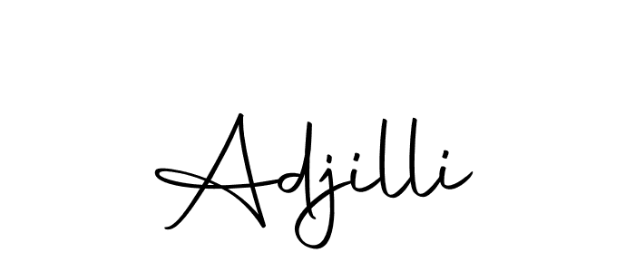 The best way (Autography-DOLnW) to make a short signature is to pick only two or three words in your name. The name Adjilli include a total of six letters. For converting this name. Adjilli signature style 10 images and pictures png