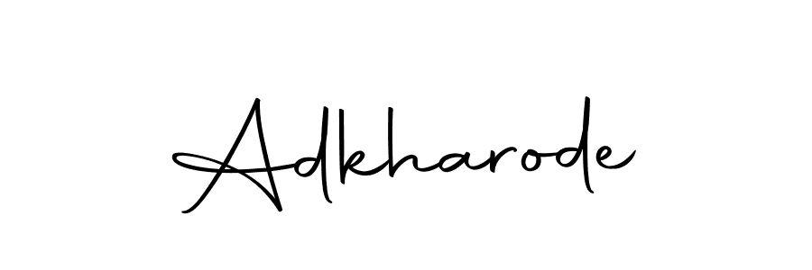 Use a signature maker to create a handwritten signature online. With this signature software, you can design (Autography-DOLnW) your own signature for name Adkharode. Adkharode signature style 10 images and pictures png