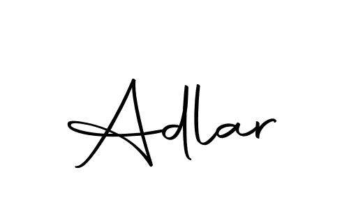 Adlar stylish signature style. Best Handwritten Sign (Autography-DOLnW) for my name. Handwritten Signature Collection Ideas for my name Adlar. Adlar signature style 10 images and pictures png