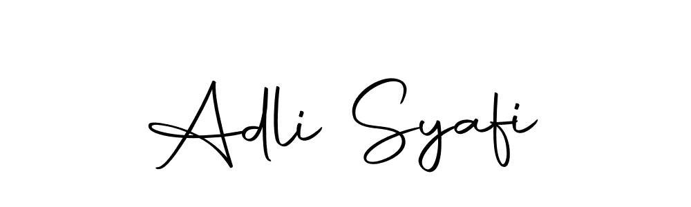 Design your own signature with our free online signature maker. With this signature software, you can create a handwritten (Autography-DOLnW) signature for name Adli Syafi. Adli Syafi signature style 10 images and pictures png
