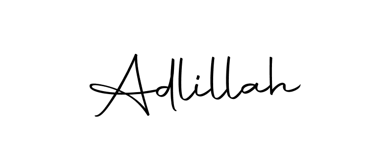 Make a beautiful signature design for name Adlillah. With this signature (Autography-DOLnW) style, you can create a handwritten signature for free. Adlillah signature style 10 images and pictures png