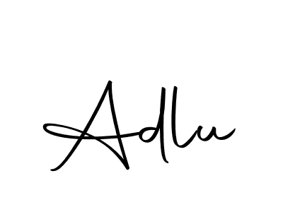 if you are searching for the best signature style for your name Adlu. so please give up your signature search. here we have designed multiple signature styles  using Autography-DOLnW. Adlu signature style 10 images and pictures png