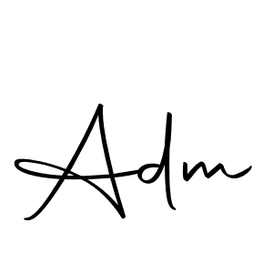 How to make Adm signature? Autography-DOLnW is a professional autograph style. Create handwritten signature for Adm name. Adm signature style 10 images and pictures png