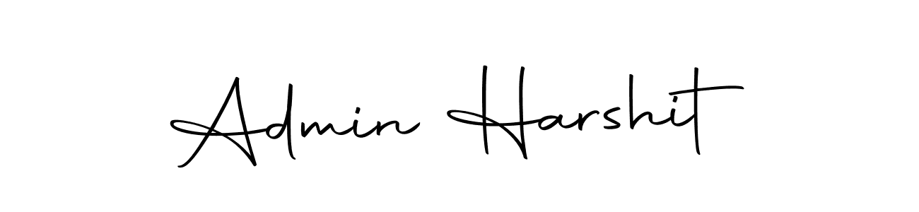 Use a signature maker to create a handwritten signature online. With this signature software, you can design (Autography-DOLnW) your own signature for name Admin Harshit. Admin Harshit signature style 10 images and pictures png