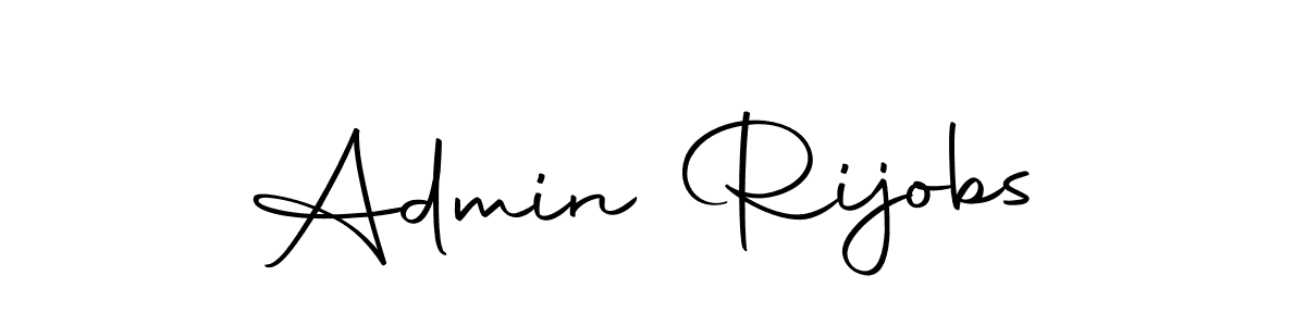 Use a signature maker to create a handwritten signature online. With this signature software, you can design (Autography-DOLnW) your own signature for name Admin Rijobs. Admin Rijobs signature style 10 images and pictures png