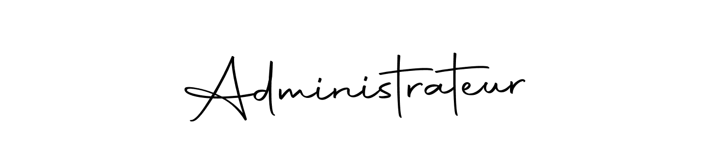 Design your own signature with our free online signature maker. With this signature software, you can create a handwritten (Autography-DOLnW) signature for name Administrateur. Administrateur signature style 10 images and pictures png