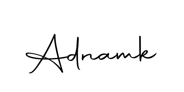 Use a signature maker to create a handwritten signature online. With this signature software, you can design (Autography-DOLnW) your own signature for name Adnamk. Adnamk signature style 10 images and pictures png