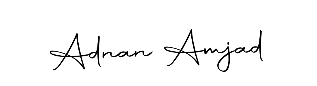 You should practise on your own different ways (Autography-DOLnW) to write your name (Adnan Amjad) in signature. don't let someone else do it for you. Adnan Amjad signature style 10 images and pictures png