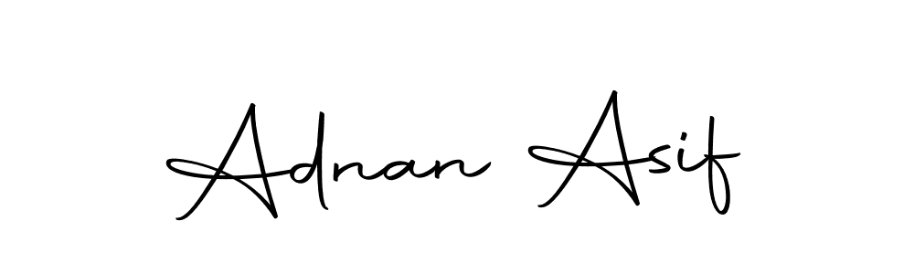 Design your own signature with our free online signature maker. With this signature software, you can create a handwritten (Autography-DOLnW) signature for name Adnan Asif. Adnan Asif signature style 10 images and pictures png