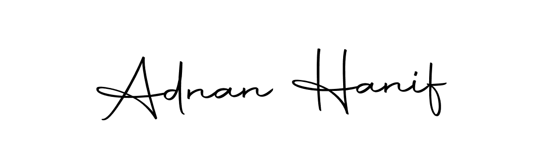 Adnan Hanif stylish signature style. Best Handwritten Sign (Autography-DOLnW) for my name. Handwritten Signature Collection Ideas for my name Adnan Hanif. Adnan Hanif signature style 10 images and pictures png