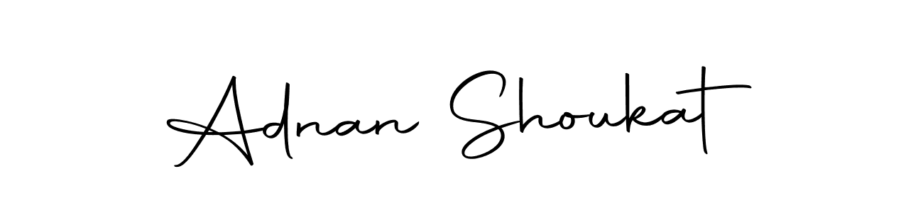 Make a beautiful signature design for name Adnan Shoukat. Use this online signature maker to create a handwritten signature for free. Adnan Shoukat signature style 10 images and pictures png