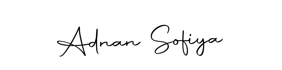 The best way (Autography-DOLnW) to make a short signature is to pick only two or three words in your name. The name Adnan Sofiya include a total of six letters. For converting this name. Adnan Sofiya signature style 10 images and pictures png