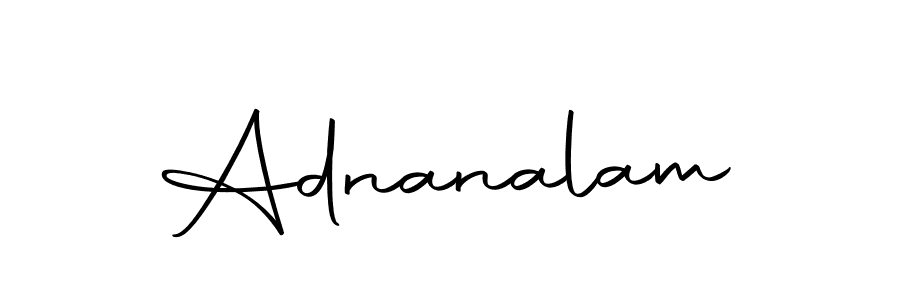 Similarly Autography-DOLnW is the best handwritten signature design. Signature creator online .You can use it as an online autograph creator for name Adnanalam. Adnanalam signature style 10 images and pictures png