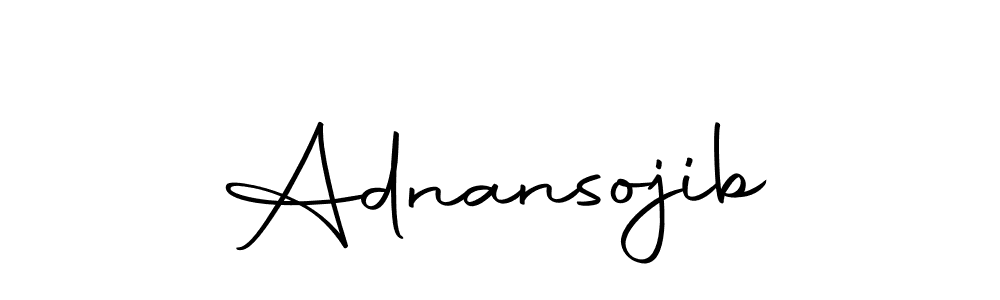 Here are the top 10 professional signature styles for the name Adnansojib. These are the best autograph styles you can use for your name. Adnansojib signature style 10 images and pictures png