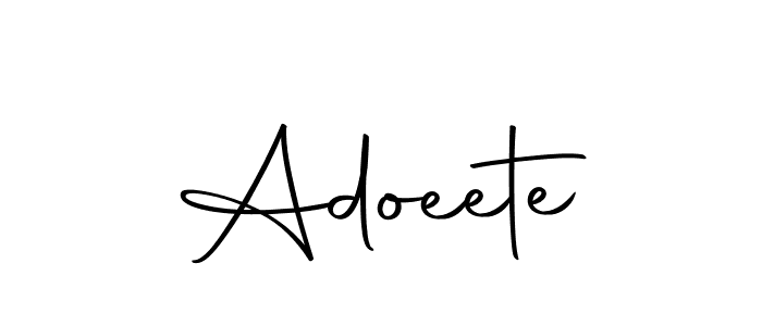 You should practise on your own different ways (Autography-DOLnW) to write your name (Adoeete) in signature. don't let someone else do it for you. Adoeete signature style 10 images and pictures png