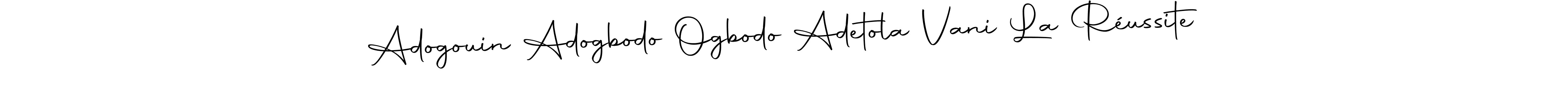 Similarly Autography-DOLnW is the best handwritten signature design. Signature creator online .You can use it as an online autograph creator for name Adogouin Adogbodo Ogbodo Adetola Vani La Réussite. Adogouin Adogbodo Ogbodo Adetola Vani La Réussite signature style 10 images and pictures png