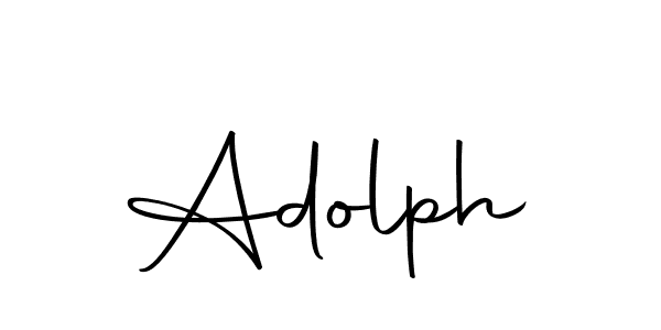 Design your own signature with our free online signature maker. With this signature software, you can create a handwritten (Autography-DOLnW) signature for name Adolph. Adolph signature style 10 images and pictures png