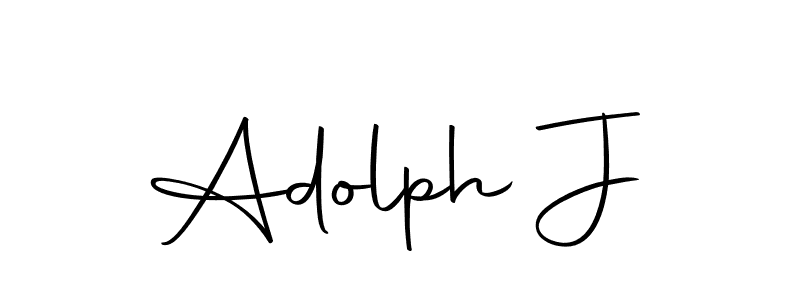 Create a beautiful signature design for name Adolph J. With this signature (Autography-DOLnW) fonts, you can make a handwritten signature for free. Adolph J signature style 10 images and pictures png