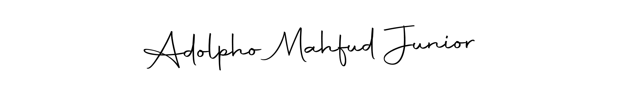 Make a short Adolpho Mahfud Junior signature style. Manage your documents anywhere anytime using Autography-DOLnW. Create and add eSignatures, submit forms, share and send files easily. Adolpho Mahfud Junior signature style 10 images and pictures png