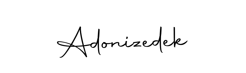 Make a beautiful signature design for name Adonizedek. With this signature (Autography-DOLnW) style, you can create a handwritten signature for free. Adonizedek signature style 10 images and pictures png