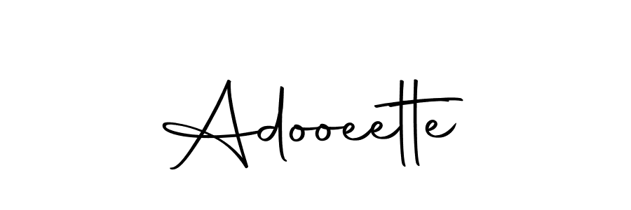 Make a beautiful signature design for name Adooeette. With this signature (Autography-DOLnW) style, you can create a handwritten signature for free. Adooeette signature style 10 images and pictures png