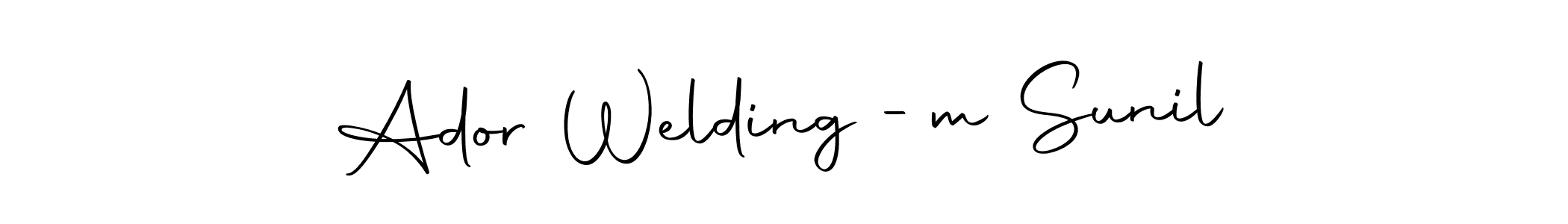 Once you've used our free online signature maker to create your best signature Autography-DOLnW style, it's time to enjoy all of the benefits that Ador Welding -m Sunil name signing documents. Ador Welding -m Sunil signature style 10 images and pictures png