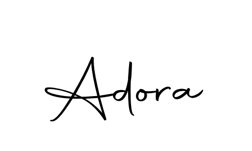 Create a beautiful signature design for name Adora. With this signature (Autography-DOLnW) fonts, you can make a handwritten signature for free. Adora signature style 10 images and pictures png