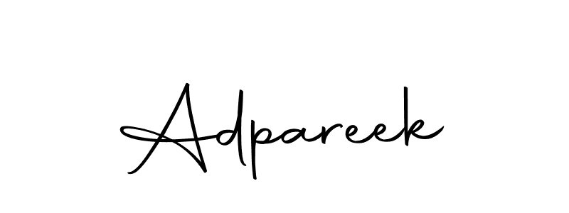 The best way (Autography-DOLnW) to make a short signature is to pick only two or three words in your name. The name Adpareek include a total of six letters. For converting this name. Adpareek signature style 10 images and pictures png