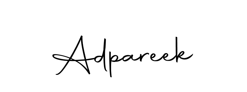 How to make Adpareek name signature. Use Autography-DOLnW style for creating short signs online. This is the latest handwritten sign. Adpareek signature style 10 images and pictures png
