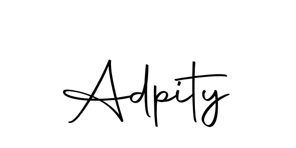 if you are searching for the best signature style for your name Adpity. so please give up your signature search. here we have designed multiple signature styles  using Autography-DOLnW. Adpity signature style 10 images and pictures png