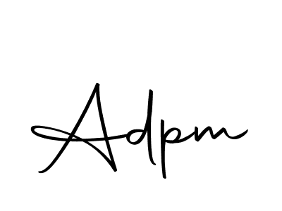 Also we have Adpm name is the best signature style. Create professional handwritten signature collection using Autography-DOLnW autograph style. Adpm signature style 10 images and pictures png