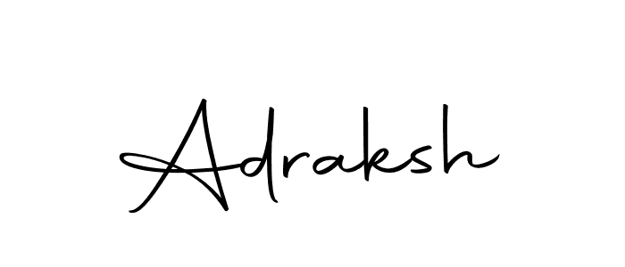 Also we have Adraksh name is the best signature style. Create professional handwritten signature collection using Autography-DOLnW autograph style. Adraksh signature style 10 images and pictures png