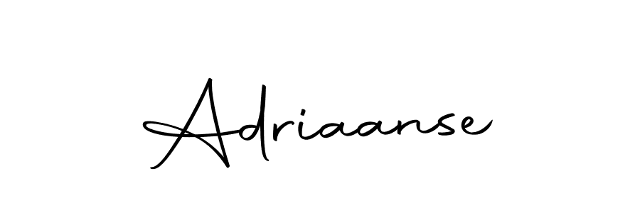 Design your own signature with our free online signature maker. With this signature software, you can create a handwritten (Autography-DOLnW) signature for name Adriaanse. Adriaanse signature style 10 images and pictures png