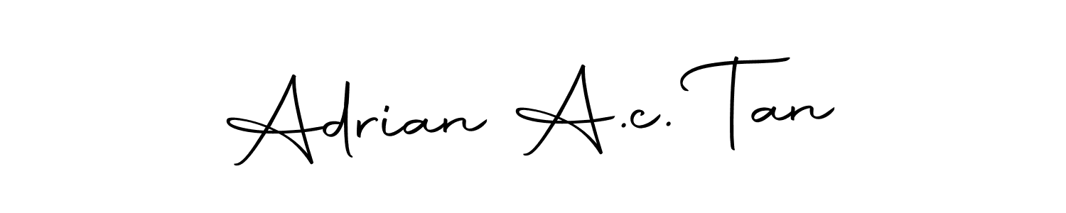 Also You can easily find your signature by using the search form. We will create Adrian A.c. Tan name handwritten signature images for you free of cost using Autography-DOLnW sign style. Adrian A.c. Tan signature style 10 images and pictures png