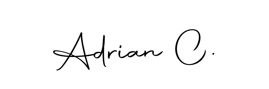 How to make Adrian C. signature? Autography-DOLnW is a professional autograph style. Create handwritten signature for Adrian C. name. Adrian C. signature style 10 images and pictures png