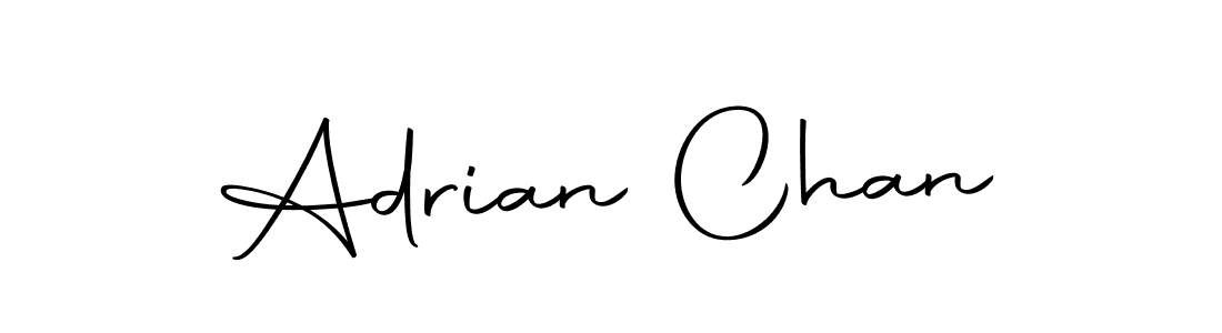 Use a signature maker to create a handwritten signature online. With this signature software, you can design (Autography-DOLnW) your own signature for name Adrian Chan. Adrian Chan signature style 10 images and pictures png