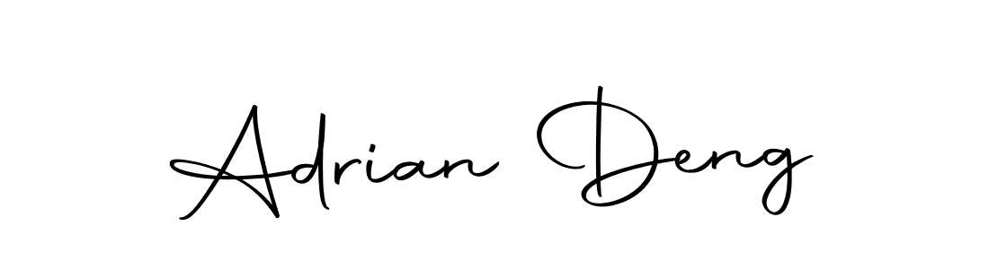 Create a beautiful signature design for name Adrian Deng. With this signature (Autography-DOLnW) fonts, you can make a handwritten signature for free. Adrian Deng signature style 10 images and pictures png