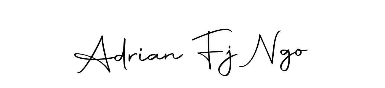 Create a beautiful signature design for name Adrian Fj Ngo. With this signature (Autography-DOLnW) fonts, you can make a handwritten signature for free. Adrian Fj Ngo signature style 10 images and pictures png