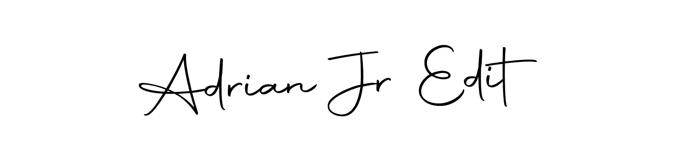 How to make Adrian Jr Edit name signature. Use Autography-DOLnW style for creating short signs online. This is the latest handwritten sign. Adrian Jr Edit signature style 10 images and pictures png