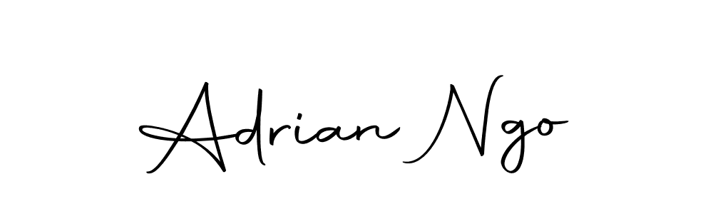 The best way (Autography-DOLnW) to make a short signature is to pick only two or three words in your name. The name Adrian Ngo include a total of six letters. For converting this name. Adrian Ngo signature style 10 images and pictures png